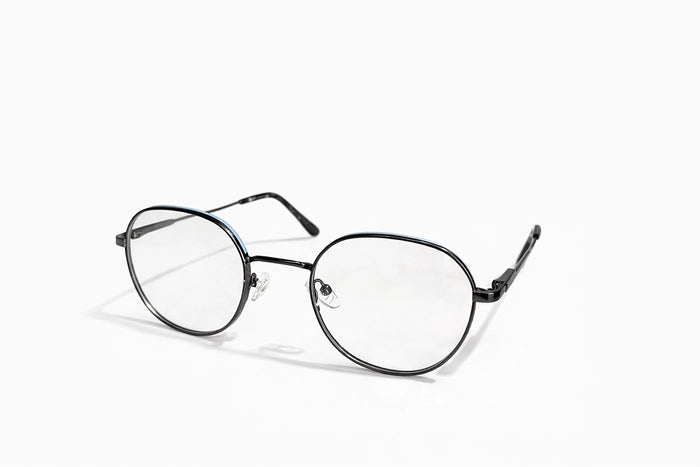 Xpeeriaa Grey Metallic – Classic Round Metal Frame