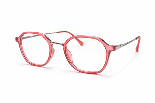 Xpeeriaa Blush Crystal Round Frames