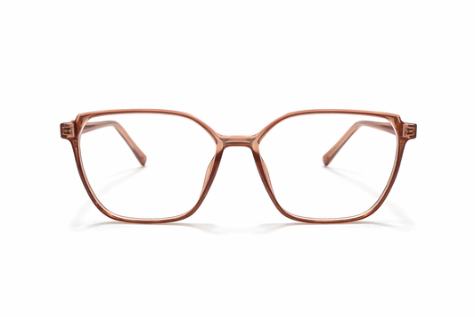 Xpeeriaa Light Brown – Classic Square Frame