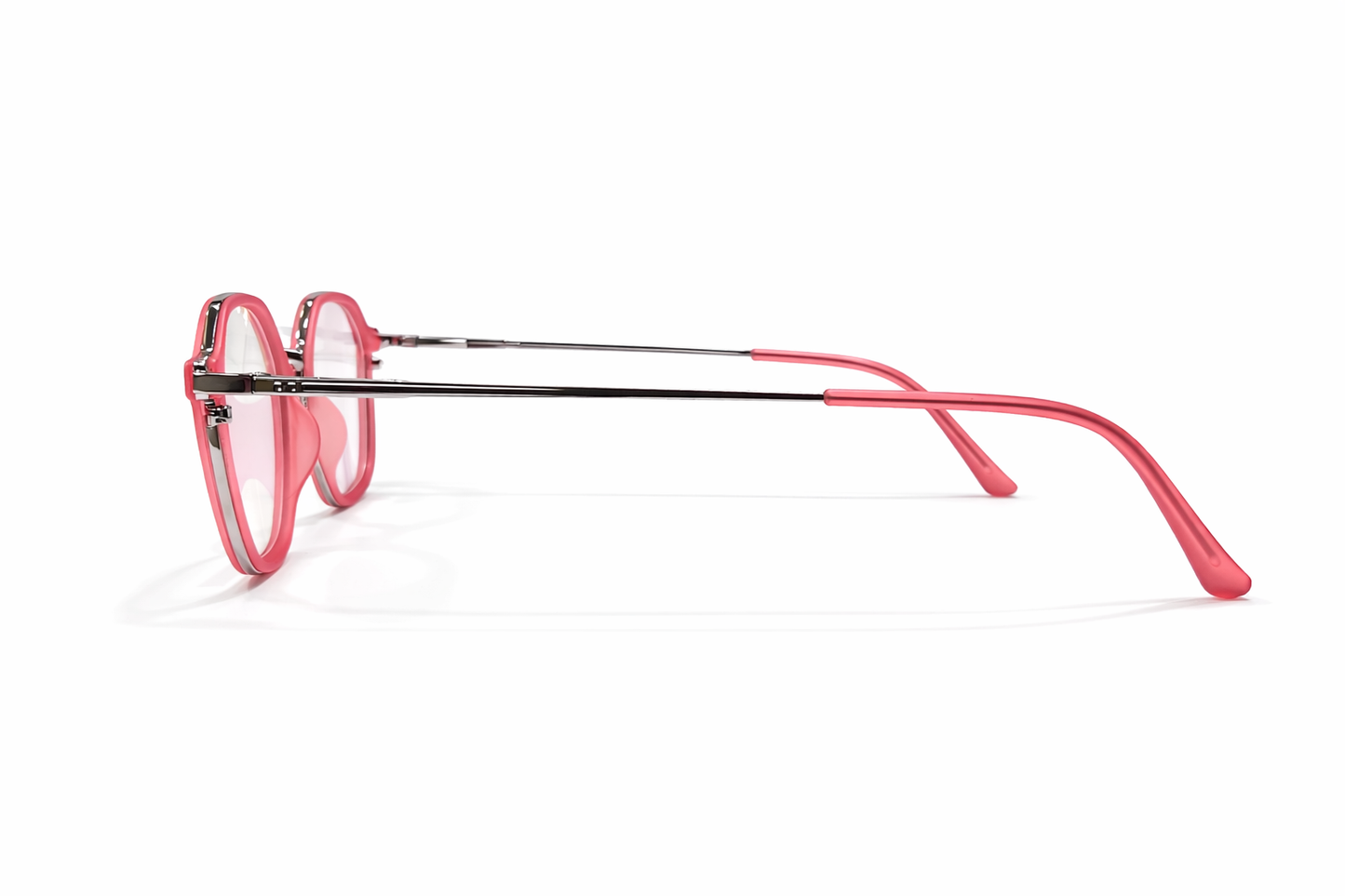 Xpeeriaa Blush Crystal Round Frames